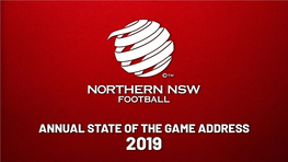 Northern NSW Football Member Zone Club Forum Presentation 2016 Purpose of Presentation