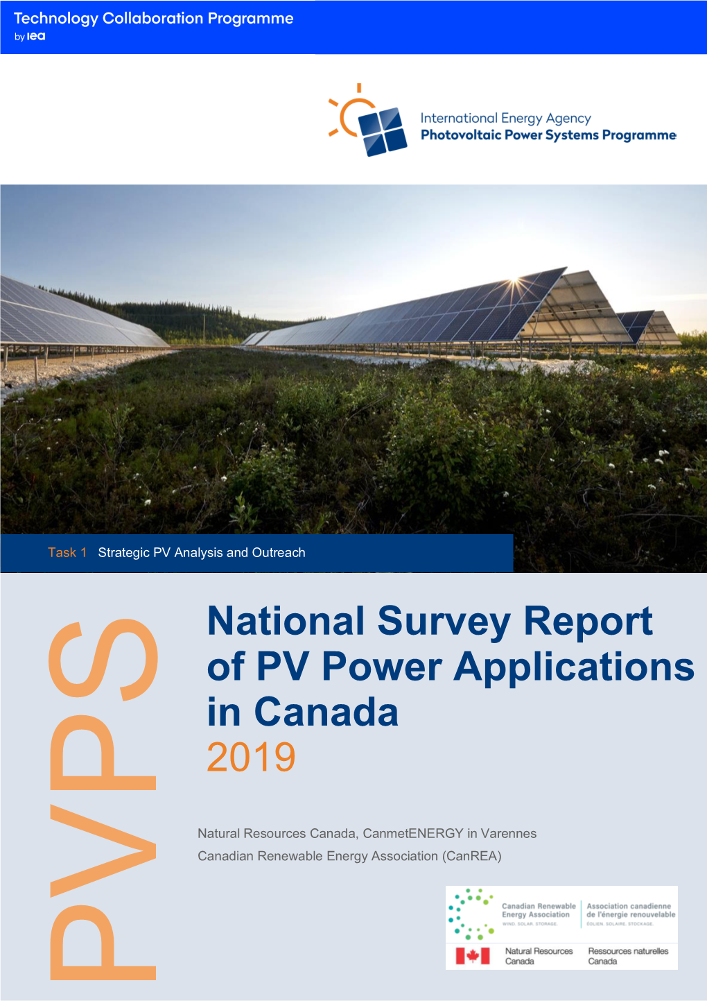 National Survey Report of PV Power Applications in Canada