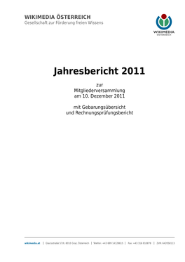 Jahresbericht 2011, Vollständig (PDF)