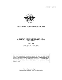 Adci Tf/2-Report International Civil Aviation Organization
