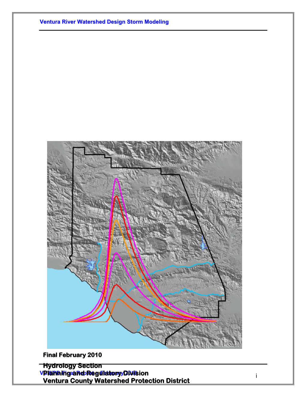 Ventura River Watershed Design Storm Modeling Final Report