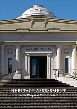 Heritage Assessment for the Wanganui District Council