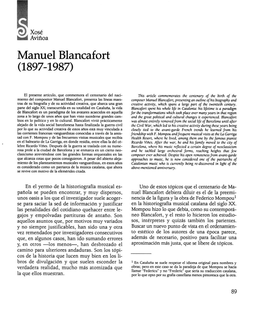 Manuel Blancafort (1897-1987)