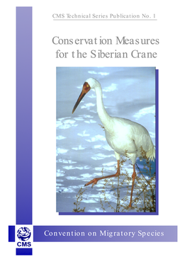 Conservation Measures for the Siberian Crane