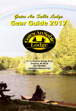 Gates Au Sable Lodge Gear Guide 2017