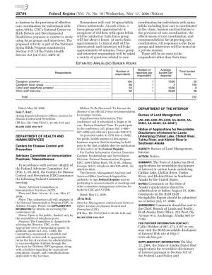 Federal Register/Vol. 71, No. 95/Wednesday, May 17, 2006/Notices