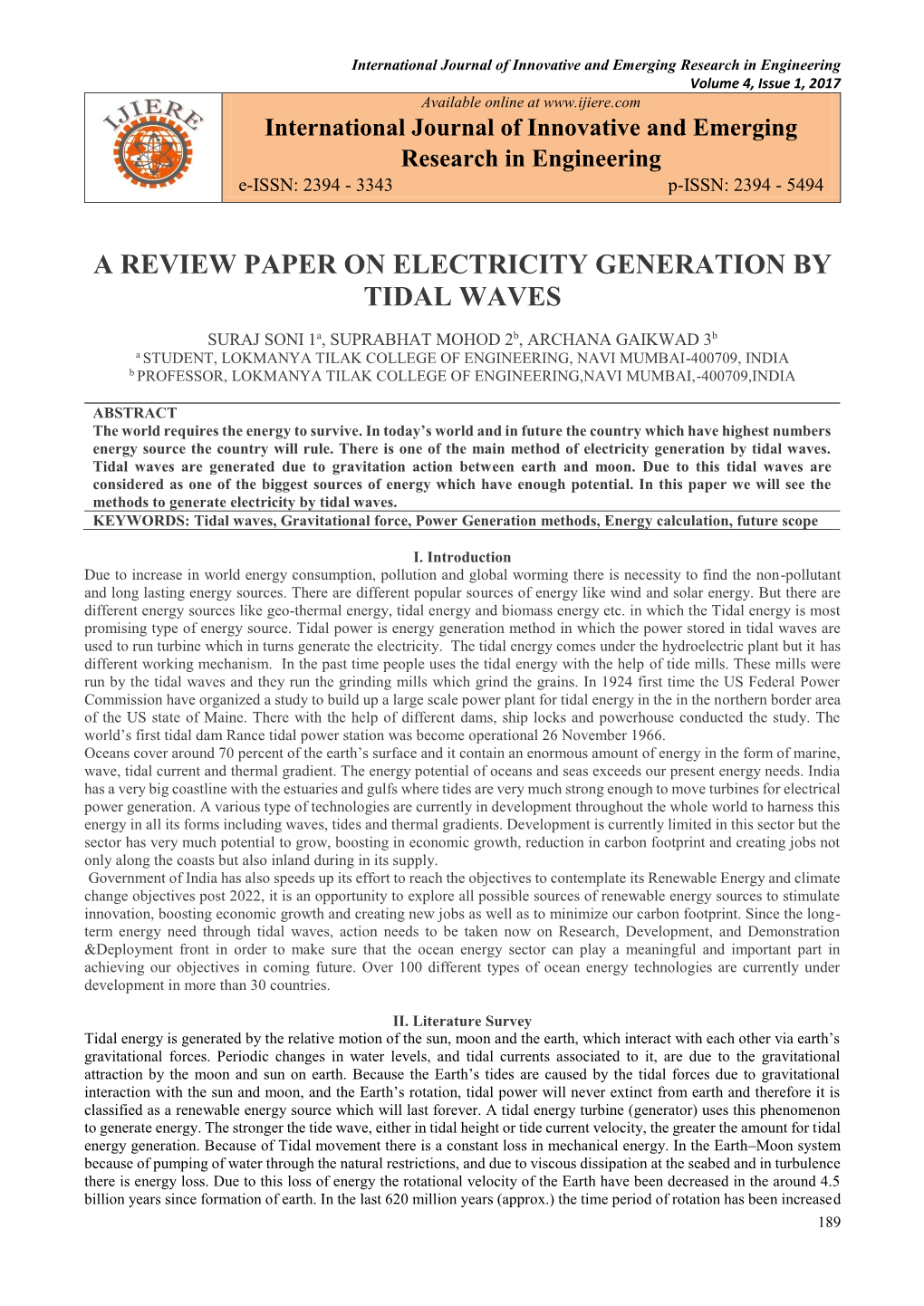 term paper on electricity