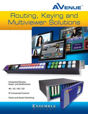 Routing, Keying and Multiviewer Solutions
