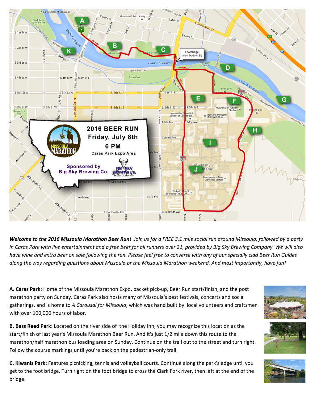 Welcome to the 2016 Missoula Marathon Beer Run!