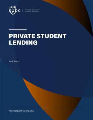 Private Student Lending