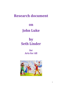 Research Paper on John Luke