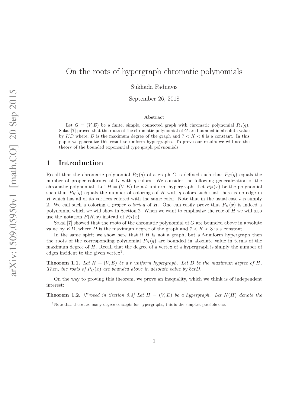 On the Roots of Hypergraph Chromatic Polynomials