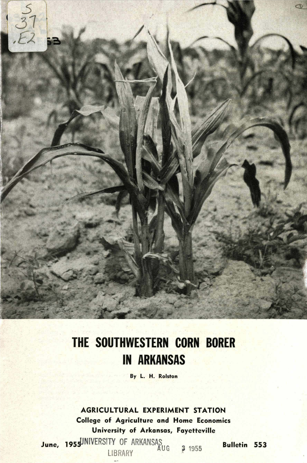 The Southwestern Corn Borer in Arkansas
