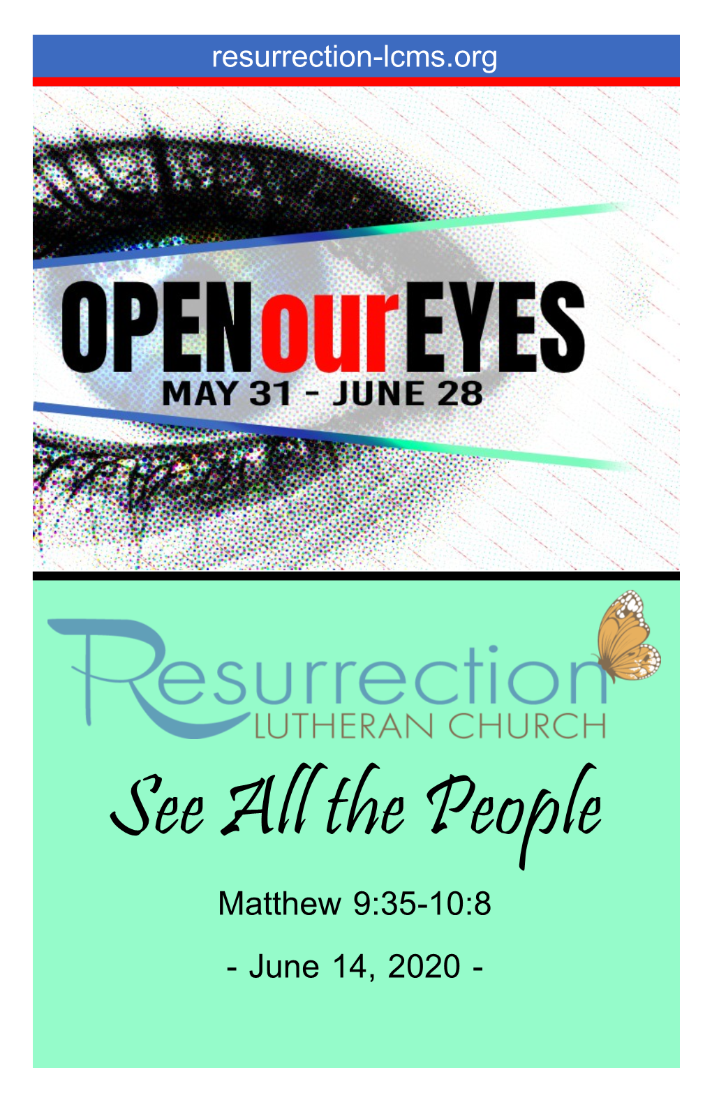 See All the People Matthew 9:35-10:8