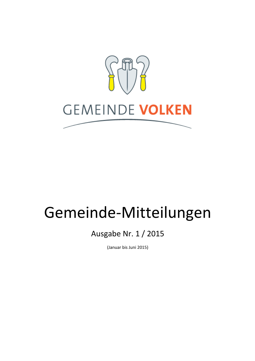 Gemeinde-Mitteilungen Nr. 1 / 2015