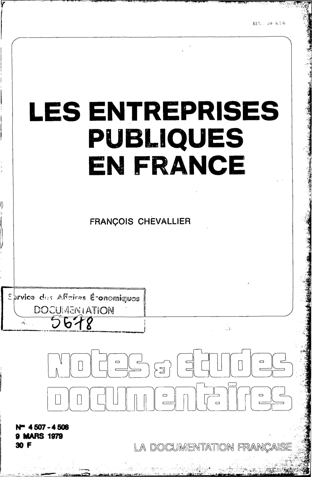 Entreprises Publiques En France