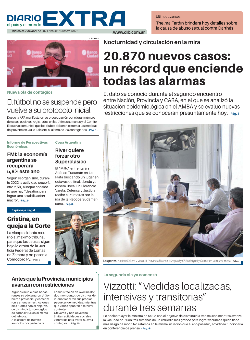 20.870 Nuevos Casos