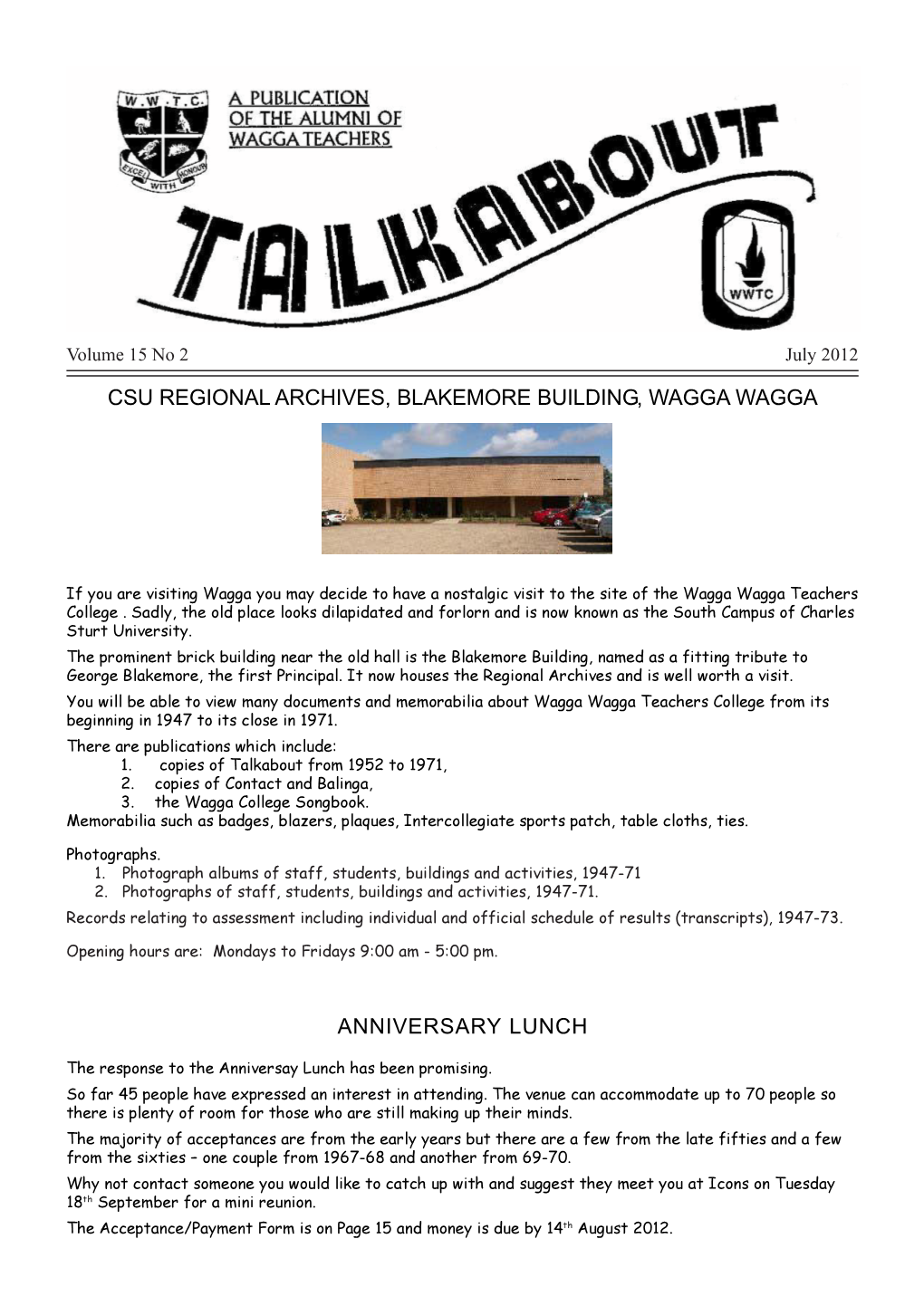 Talkabout Vol 15 No 2