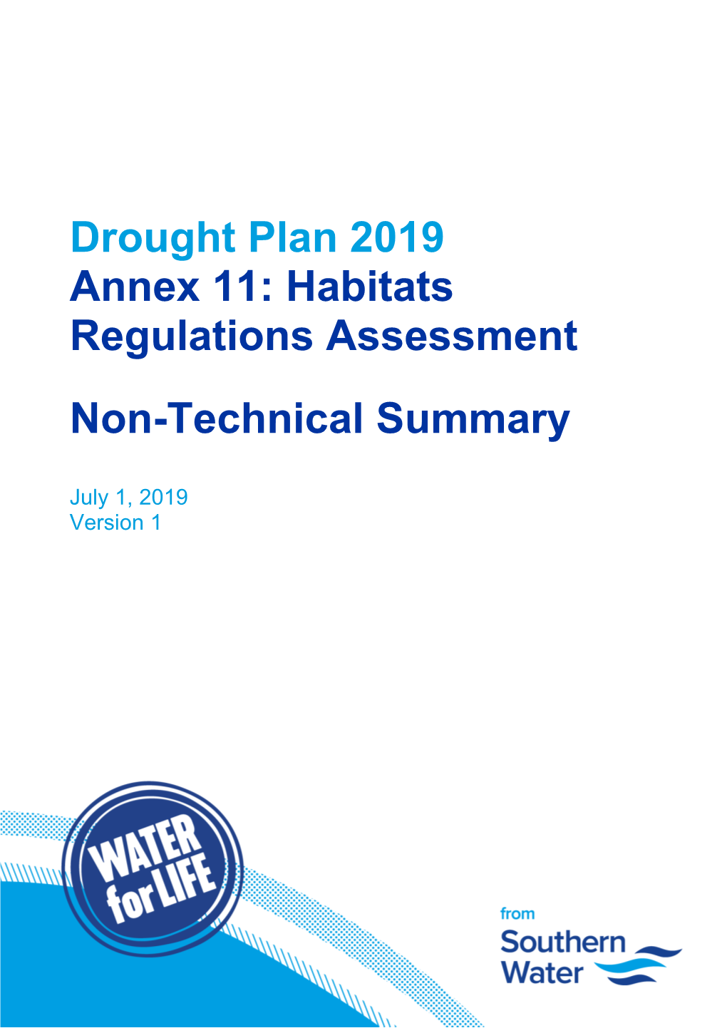 Annex 11: Habitats Regulations Assessment Non-Technical Summary