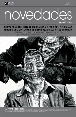 Nueva Edición Limitada En Blanco Y Negro Del Título Más Vendido De 2019: Joker De Brian Azzarello Y Lee Bermejo