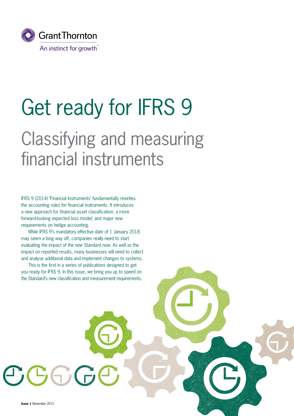 Get Ready For IFRS 9 Classifying And Measuring Financial Instruments ...