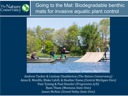 Biodegradable Benthic Mats As an Alternative to Conventional IAP Control