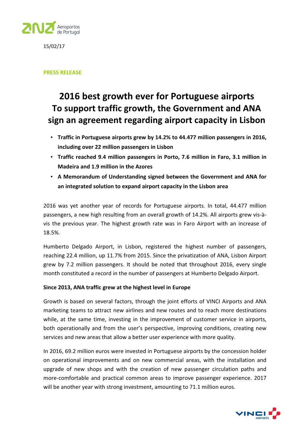 PR Lisbon Airport Capacity Agreement 20170215