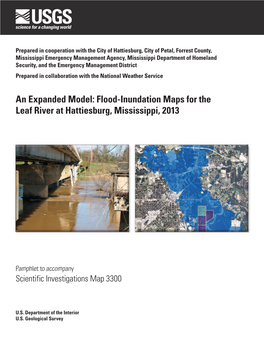 Flood-Inundation Maps for the Leaf River at Hattiesburg, Mississippi, 2013