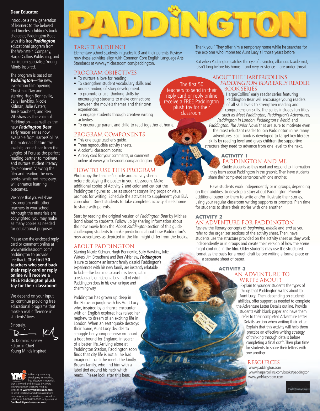 Paddington Program.Pdf