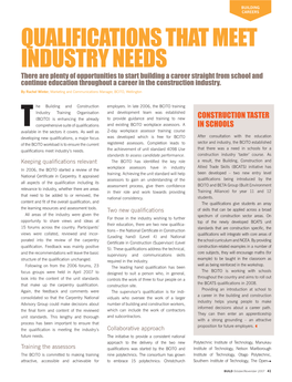 Qualifications THAT Meet Industry NEEDS