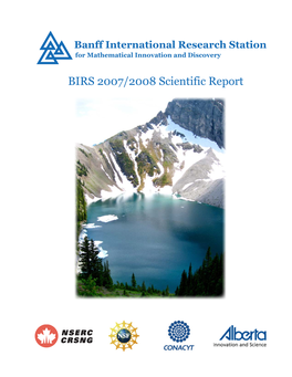 BIRS 2007/2008 Scientific Report