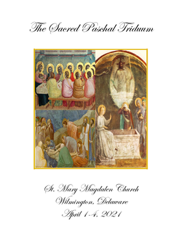 The Sacred Paschal Triduum 2021