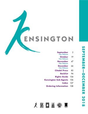 Ensington September—December 2018