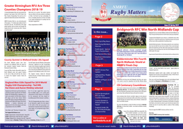 Rugby Matters Three Counties Championship