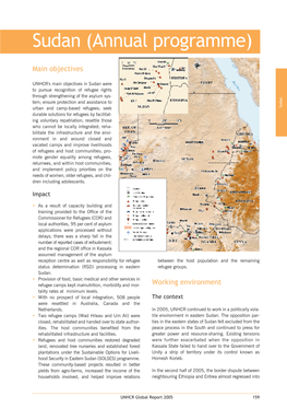 Sudan (Annual Programme)