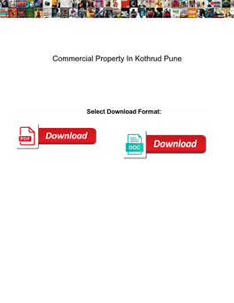 Commercial Property in Kothrud Pune