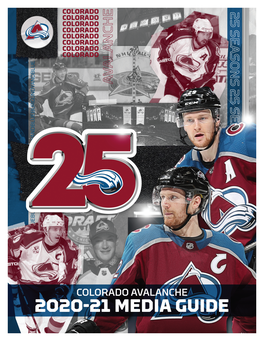 2020-21 Colorado Avalanche Media Guide