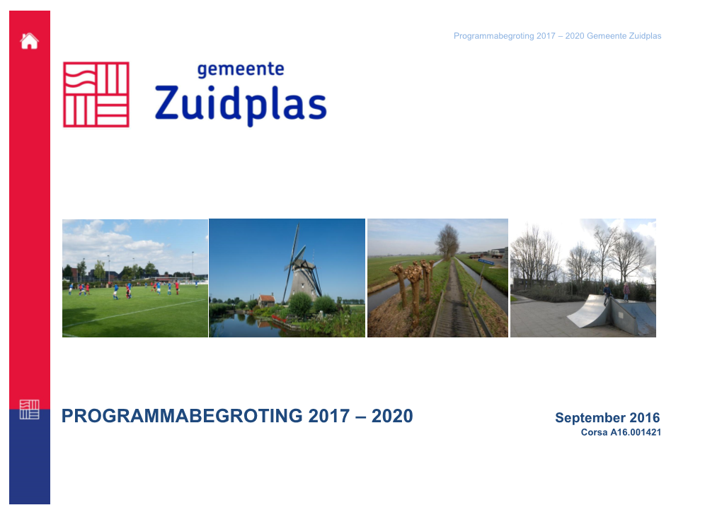 Programmabegroting 2017-2020