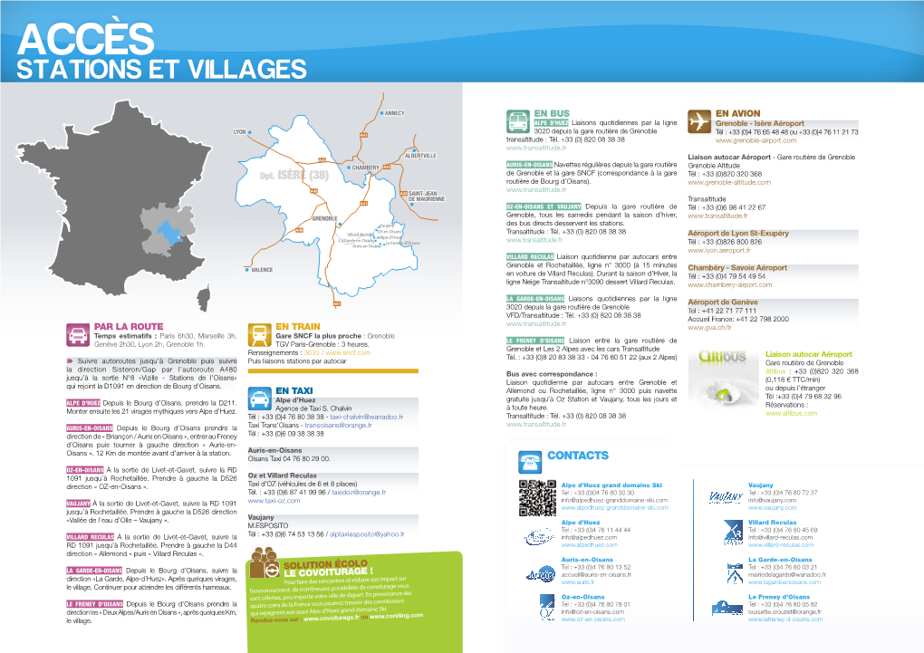 Accès Stations Et Villages