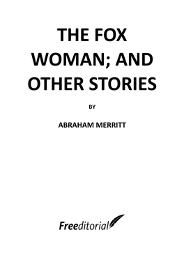 The Fox Woman; and Other Stories