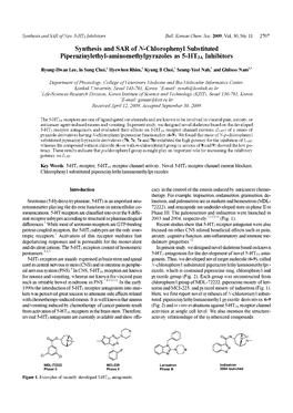 Synthesis and SAR of Nchlorophenyl Substituted Piperazinylethyl-Aminomethylpyrazoles As 5-HT3A Inhibitors