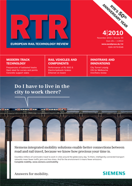 Rail Technology Review 4|2010