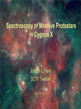 Spectroscopy of Massive Protostars in Cygnus X