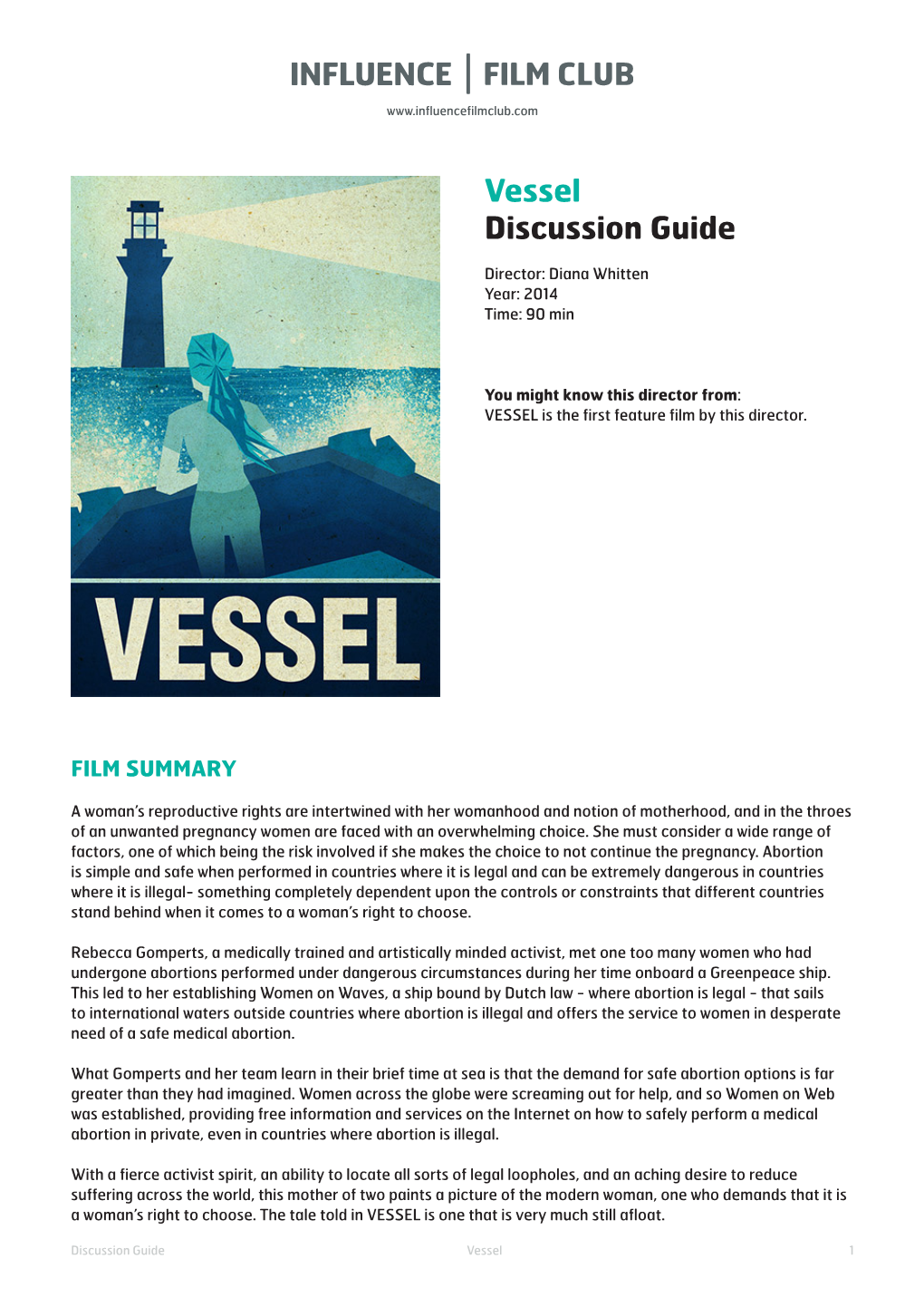 Vessel Discussion Guide
