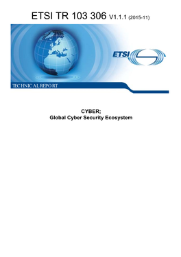 Global Cyber Security Ecosystem
