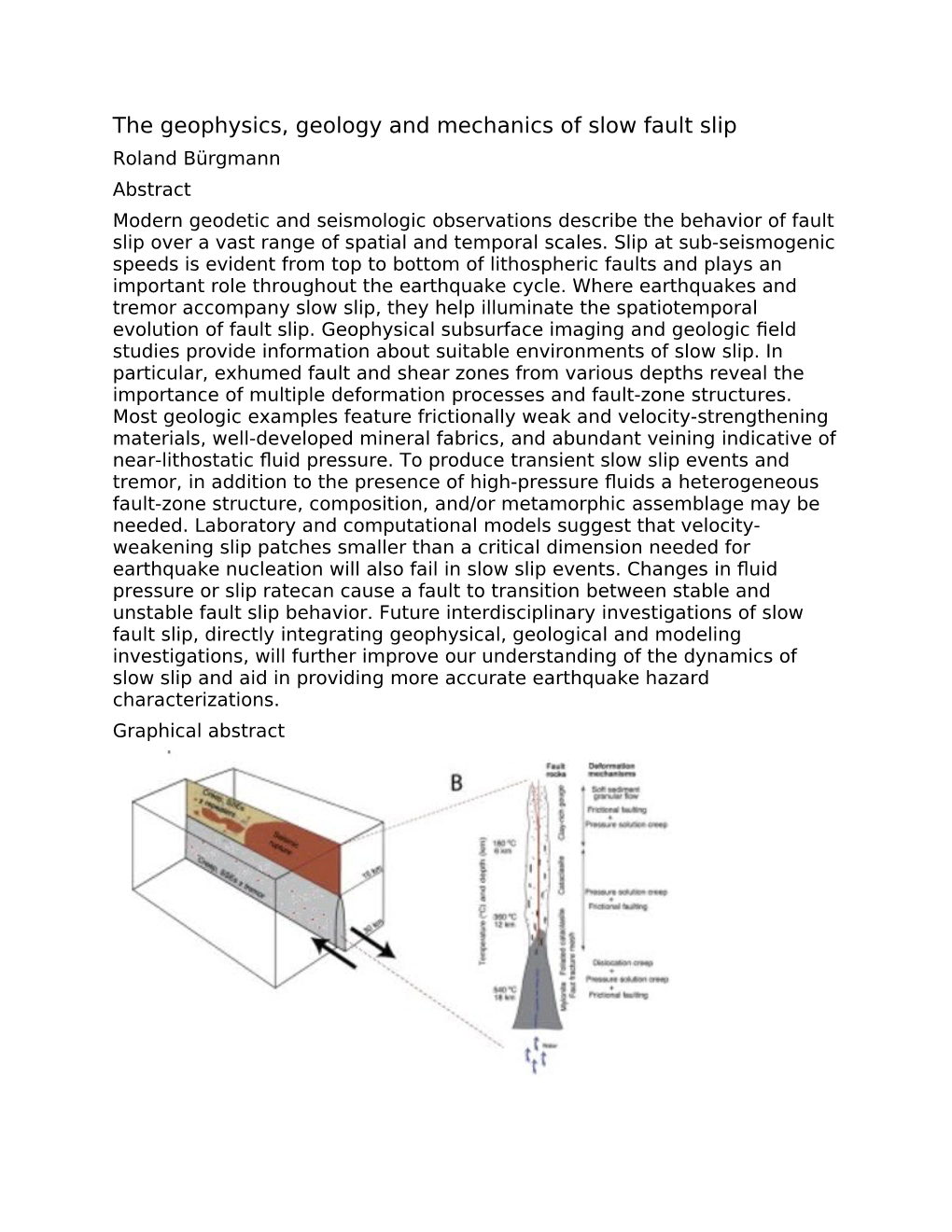 The Geophysics, Geology and Mechanics of Slow Fault Slip