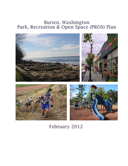 Park, Recreation & Open Space Plan Burien, Washington December 2011