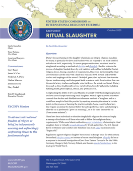 Legislation Factsheet: Ritual Slaughter Laws in Europe