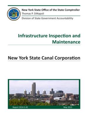 New York State Canal Corporation: Infrastructure Inspection And