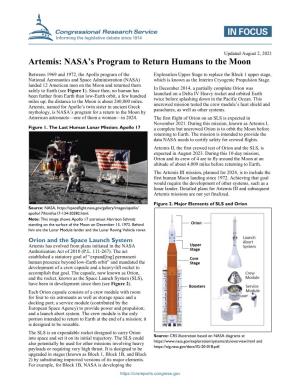 Artemis: NASA's Program to Return Humans to the Moon